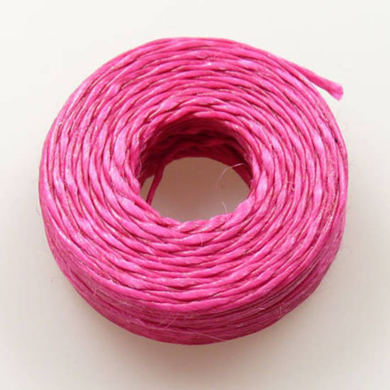 1mm Cotton 'Sinew' Cord - Hot Pink