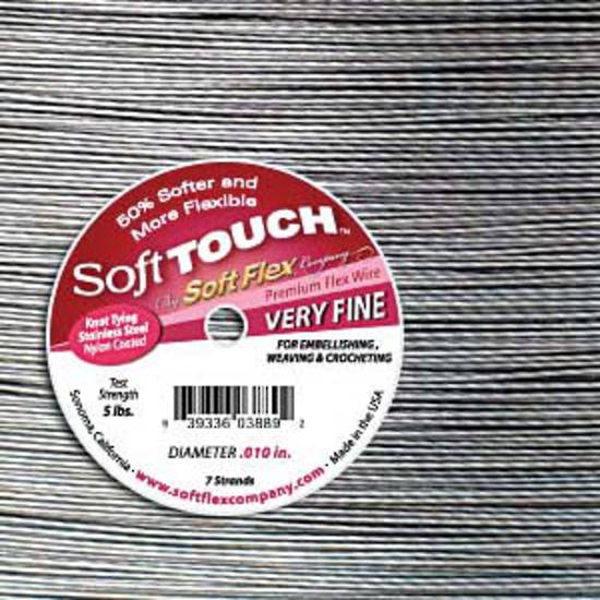 Very Fine (.010) Soft Touch: Satin Silver - 30 foot (9m) spool