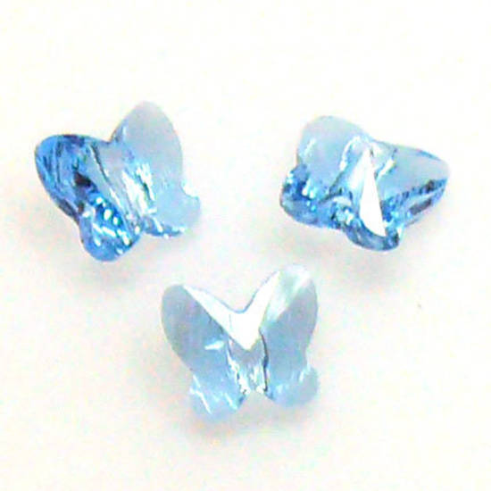 Swarovski Crystal Butterfly, Aquamarine