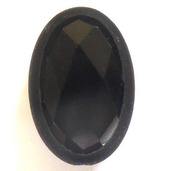 Oval Agate Cameo Bead, 30mm x 20mm x 12mm