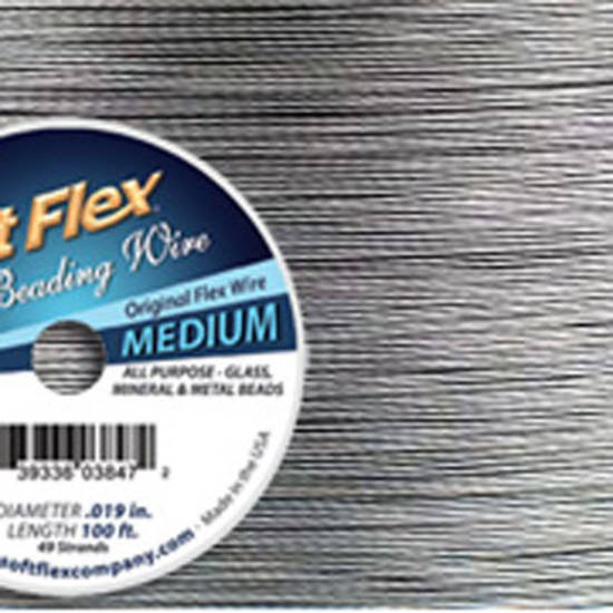 Medium (.019) Softflex: Silver - 30 foot (9m) spool