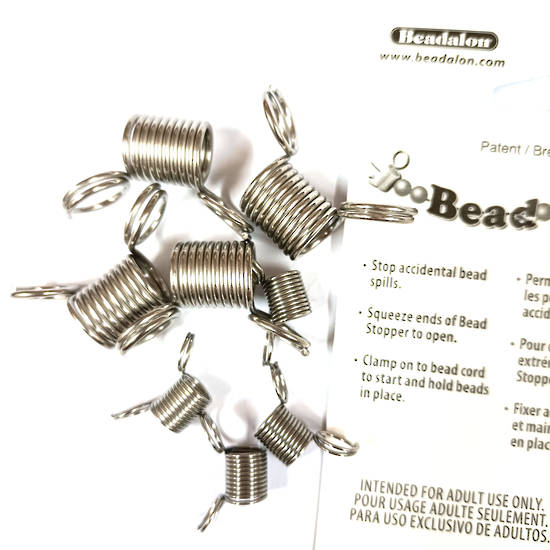 NEW! Bead Buddy Bead Stopper - mixed pack (4 regular, 4 mini)