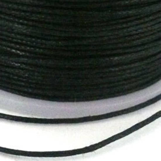 Indian round cotton cord - 0.5mm - black