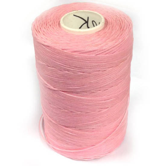 1mm Braided Waxed Cord, Light Pink