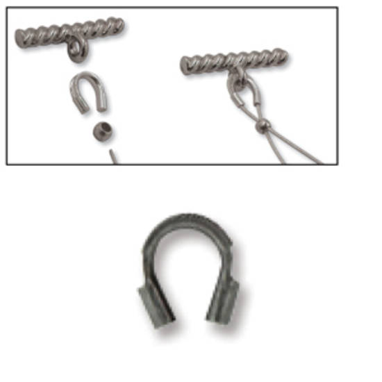 Wire Protector: Gunmetal - 4mm
