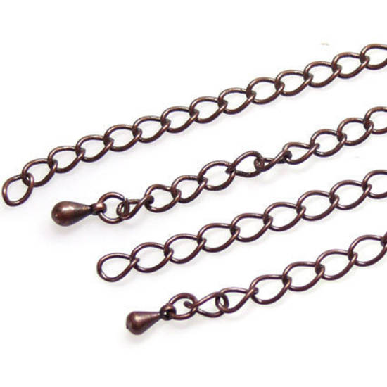 Extender Chain, 5cm: Antique copper