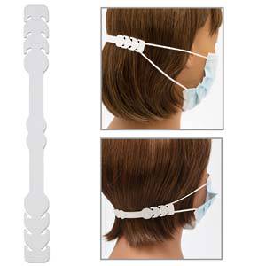 Fablastic Mask mate silicon ear saver: pack of 2 - white