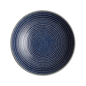 Studio Blue Ridged Bowl Medium - Cobalt
