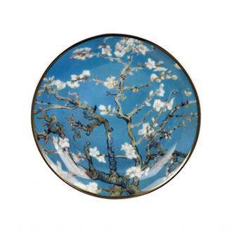 van Gogh, Almond Tree Blue Mini Plate 10cm