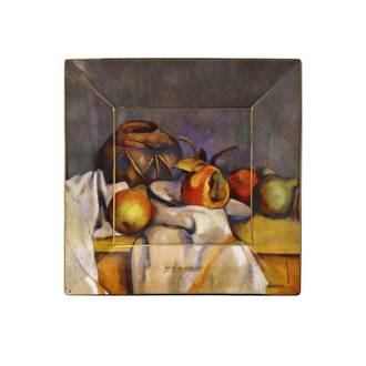 Cezanne, Still Life with Pears Square Plate 12cm