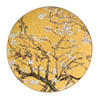 Van Gogh Almond Tree Gold Plate 36cm