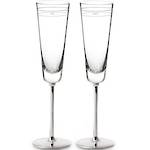 kate spade new york Darling Point Toasting Flutes pair