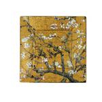 Van Gogh Almond Tree Gold Square Plate 12cm