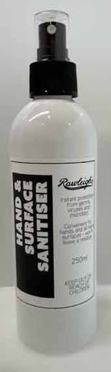 Hand & Hard Surface Sanitising Spray - 250ml