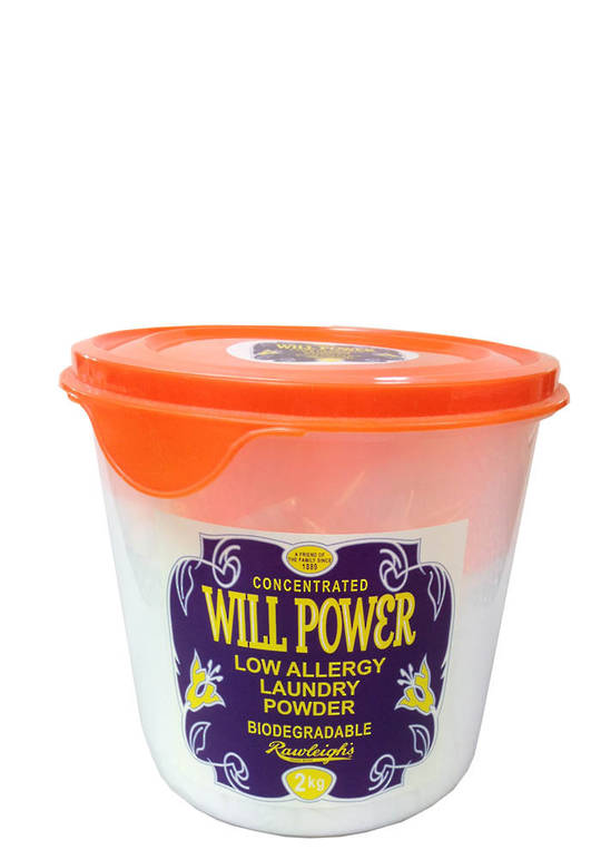Will Power Low Allergy Washing Powder - 2kg pail with scoop