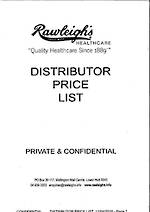 Distributor Price List