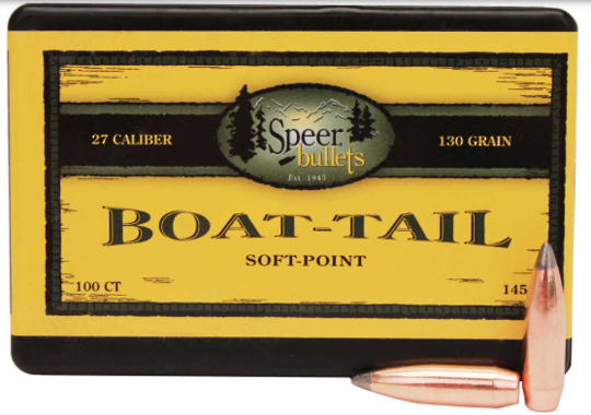 Speer Boat-Tail  270 cal 130grain 1458