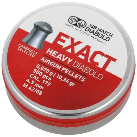 JSB Exact Heavy .177 x500 Slugs #546267-500