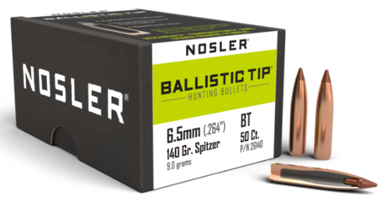 Nosler Ballistic Tip 6.5mm 140gr #26140