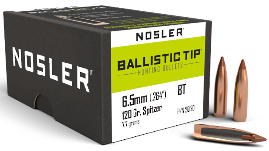 Nosler Ballistic Tip 6.5mm 120gr 26120