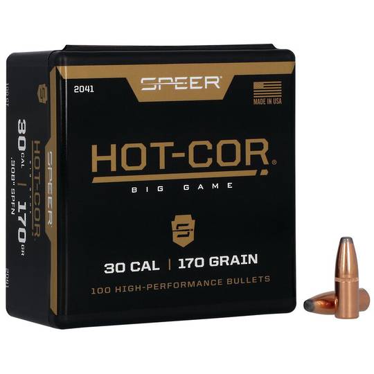 Speer 30cal/308 170gr Hot-Cor FN (100 box) #2041