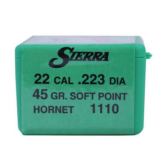 Sierra 22cal 45gr Soft point Hornet 1110