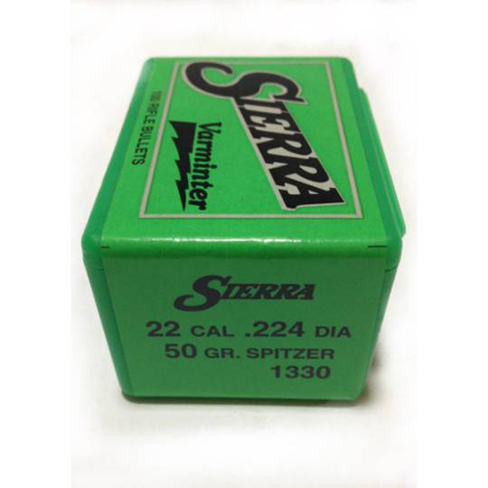 Sierra 22cal 50gr Spitzer #1330