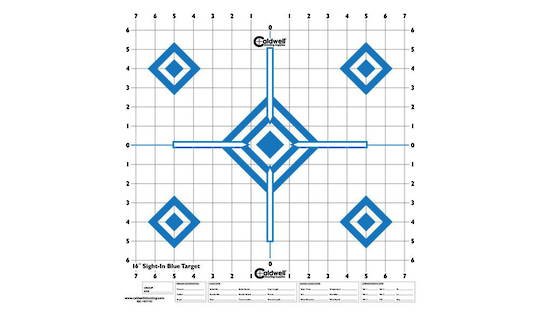 Caldwell Paper Target 16" Sight in Blue 10 pack