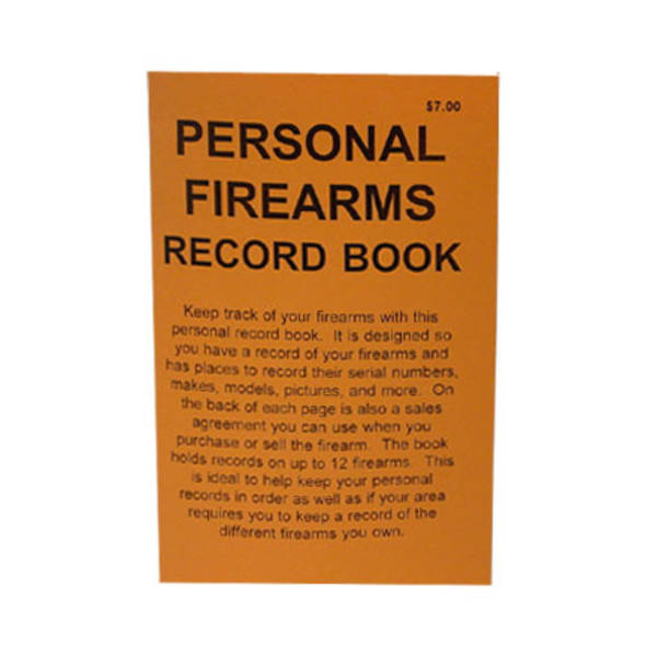Do Everything Manual Personal Firearms Record Book