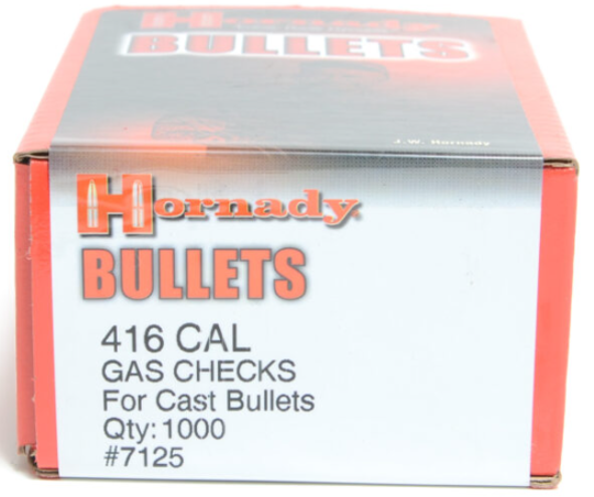 Hornady 416 Cal Gas Checks #7125