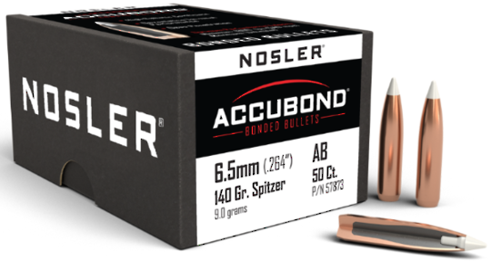 Nosler Accubond 6.5mm 140gr 57873