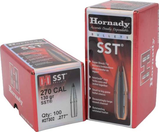 Hornady SST 270cal 130gr 27302