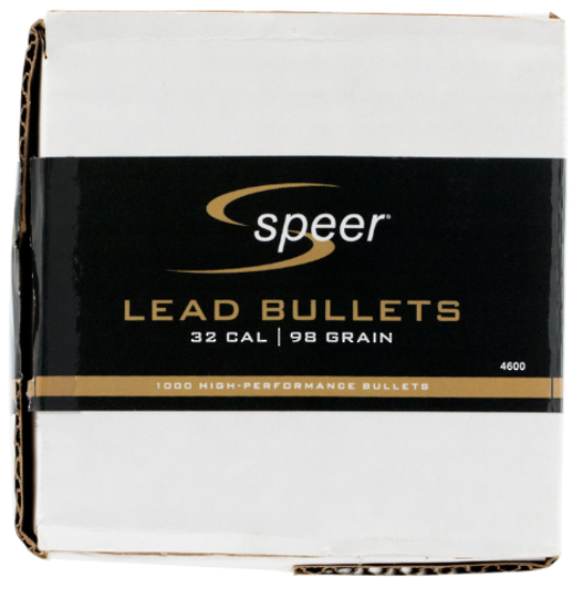 Speer Lead Bullets 32cal 98gr HBWC x1000 #4600