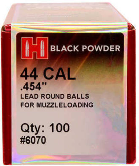 Hornady 44cal Round Balls .454 x100 #6070