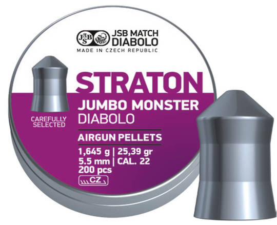 JSB Jumbo Straton Monster .22cal 25.39gr x200
