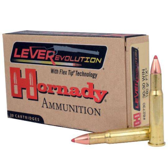 Hornady Leverevolution 30-30 160gr FTX 20 Rounds