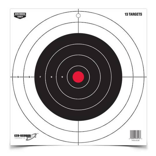 Birchwood Casey EZE-Scorer 12" Bull's-Eye Paper Target #37013