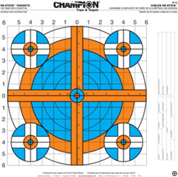 Champion Targets 100 YD Rifle Sight In