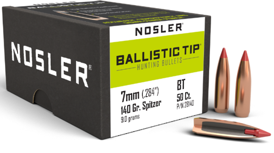 Nosler Ballistic Tip 7mm 140gr 28140