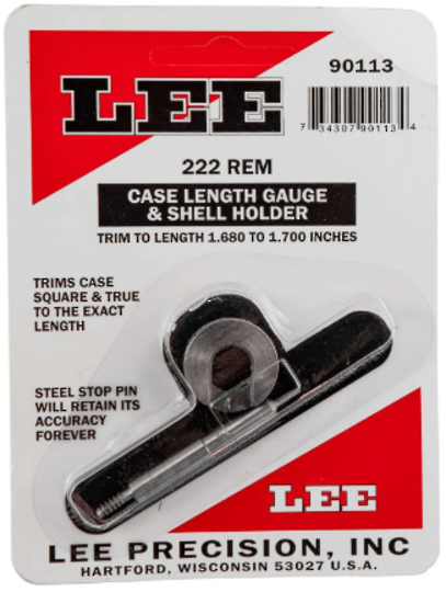 Lee Case Length Gauge 222 Remington 90113