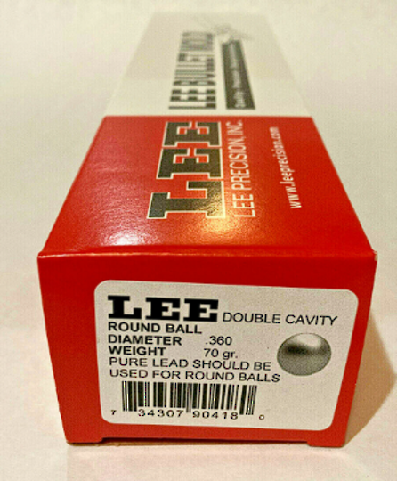 Lee Round Ball Mold Double Cavity .360 70gr 90418