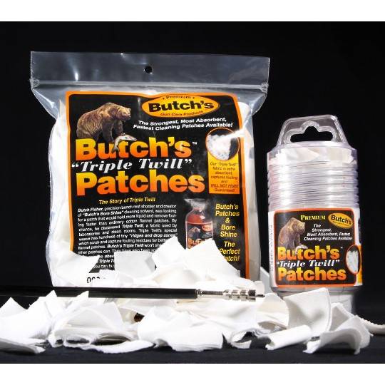 Butchs Patches 2 1/4" 35-45cal x150