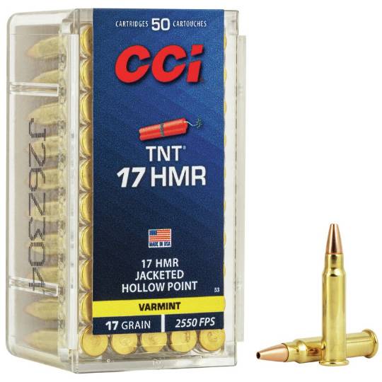 CCI TNT 17HMR 17gr HP x50