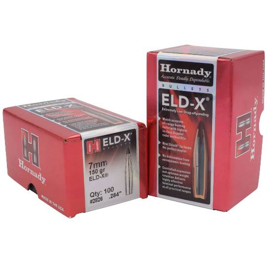 Hornady ELD-X 7mm 150gr #2826