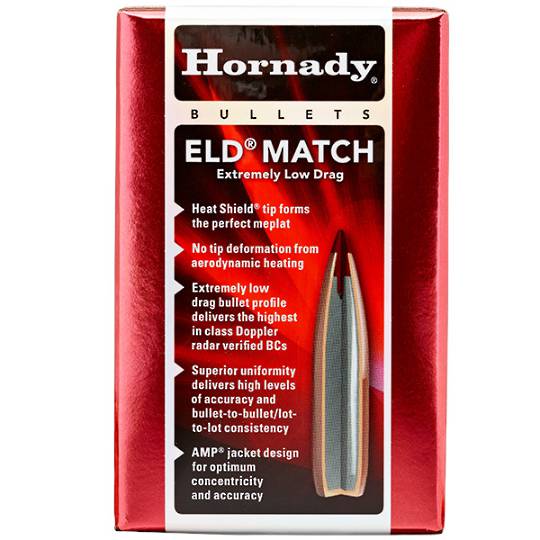 Hornady ELD Match 6.5mm 123gr #26176