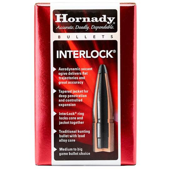 Hornady Interlock 303 cal .312" 174gr RN 3130 Box of 100