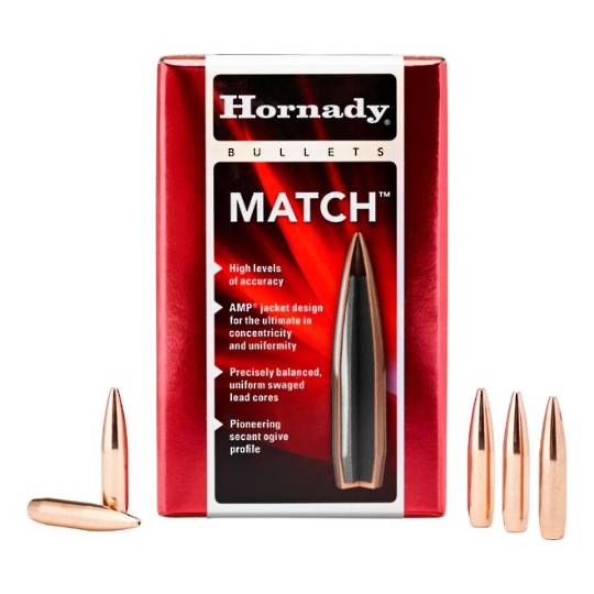 Hornady 30cal 208gr BTHP Match 30733