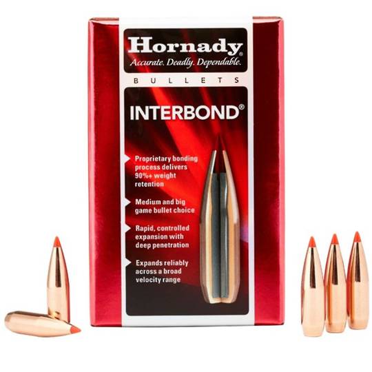 Hornady Interbond 30cal 165gr 30459 box of 100