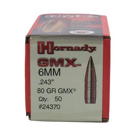 Hornady 6mm 80gr GMX 50's #24370