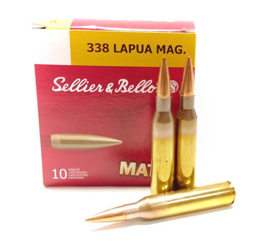 Sellier & Bellot 338 Lapua 300gr HPBT Match Ammo (x10)